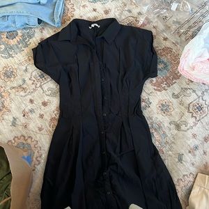 Love Tree Little Black Dress Cinched Waist Medium